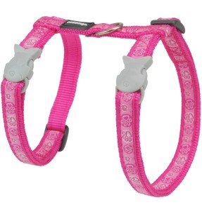 Шлейка и поводок для кошек, пастельно-розовый Classic Pastel Pink (Red Dingo) – Шлейки и прогулочные поводки для кошек – Red Dingo – Valgekihv 2