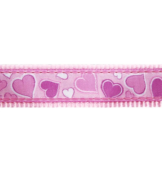 Kaelarihm kassile, disainmustriga Breezy Love Pink (Red Dingo)