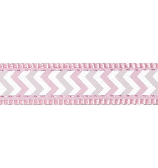 Ошейник для кошек со светоотражающим рисунком Reflective Ziggy Pink (Red Dingo)