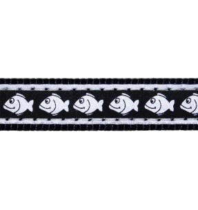 Traksid koerale, disainmustriga Pink Spots on Brown (Red Dingo)–Disainmustriga–Red Dingo–Valgekihv 2