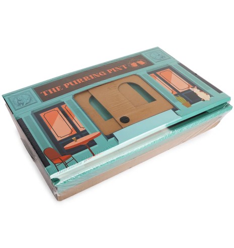 Kassi kraapimisalus kartongist, naistenõgesega...