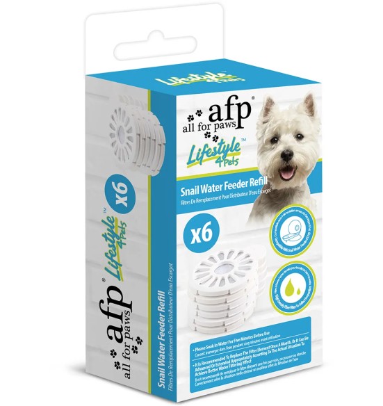 Filter jooginõule Snail Water Feeder, 6 tk (AFP - Lifestyle 4 Pets)