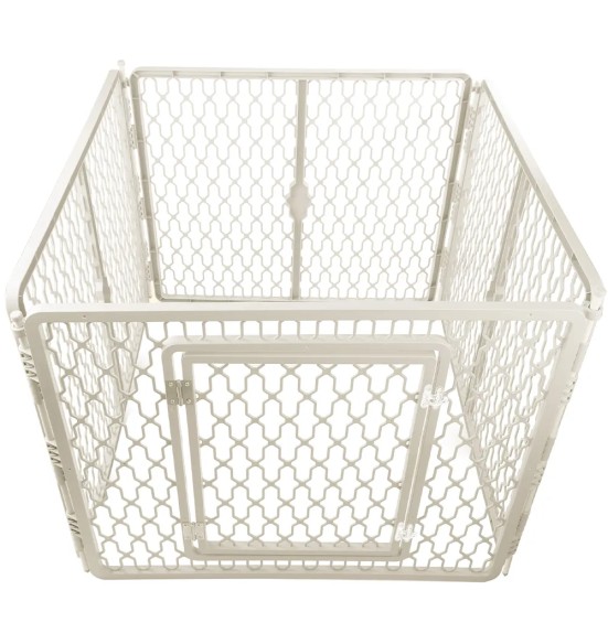 Koeraaedik 4 paneeliga, vastupidavast plastikust, Dog Playpen (AFP - Lifestyle 4 Pets)