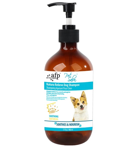 Koera šampoon, nahka rahustav ja sügelust leevendav (AFP - Pet Salon)