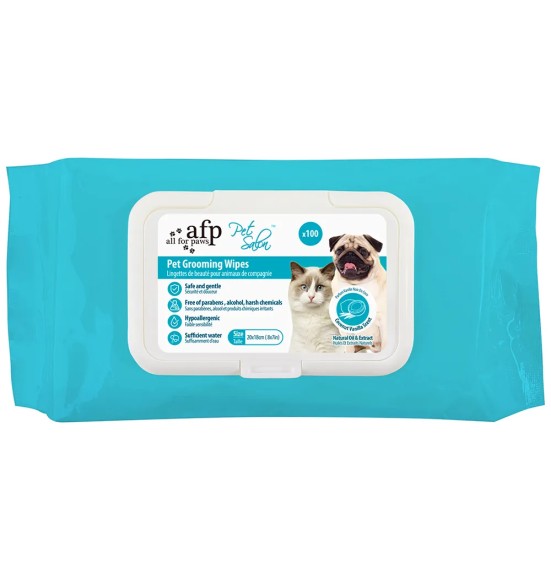 Salvrätikud koerale ja kassile, naturaalsete õlide ja ekstraktidega, 100 tk (AFP - Pet Salon)