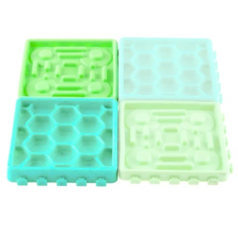 Aeglase söömise aluste komplekt, kaheosaline...