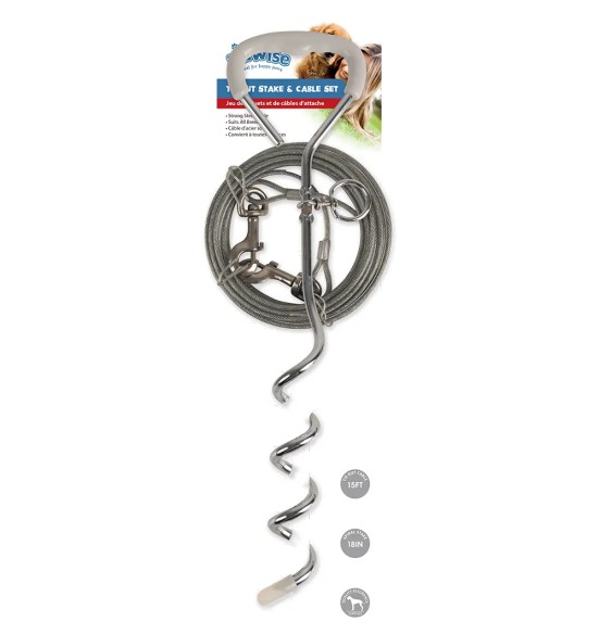 Комплект для привязи собак (Pawise)