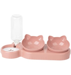 Kaheosaline kauss lemmikloomale Double Dinner (Pawise)–Paariskausid–Pawise–Valgekihv 2