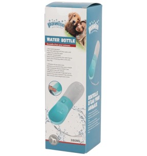 Koera joogipudel, 400 ml kaasaskantav pudel koerale värske vee pakkumiseks Dog Capsule Bottle (Dogness)–Joogipudelid–Dogness–Valgekihv 2