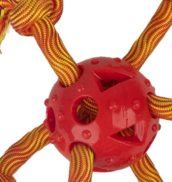 Koera mänguasi Play-N-Tug Multi Rope Ball (Pawise)