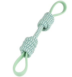 Верёвочная игрушка для собак - кость с веревками Tug Toy (Pawise) – Игрушки-канаты, плетеные, веревочные игрушки – Pawise – Valgekihv