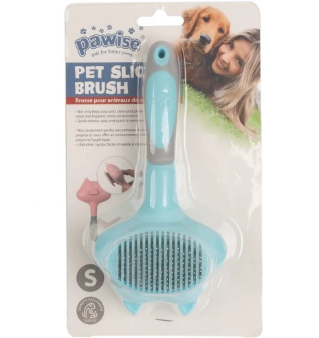 Самоочищающаяся щетка-пуходёрка Pet Slicer...