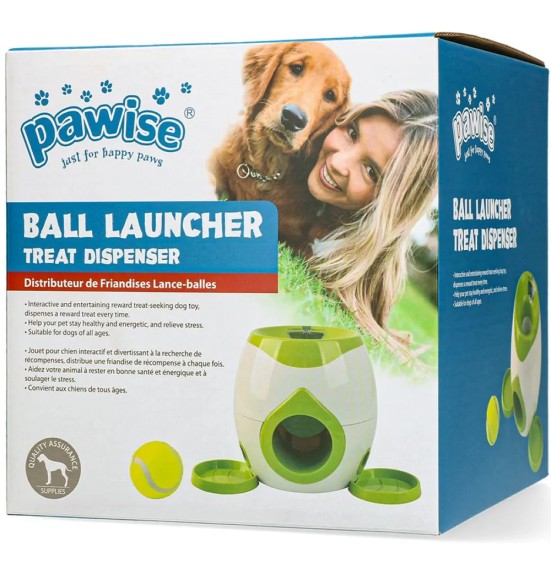 Интерактивная игрушка для собак -Ball Launcher Food Feeder (Pawise)