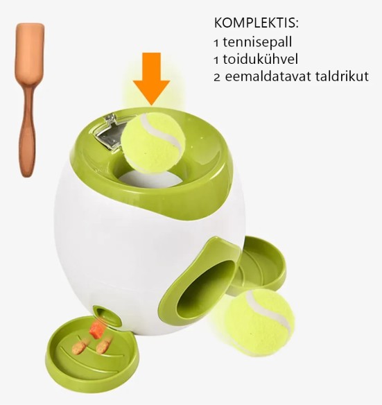 Интерактивная игрушка для собак -Ball Launcher Food Feeder (Pawise)