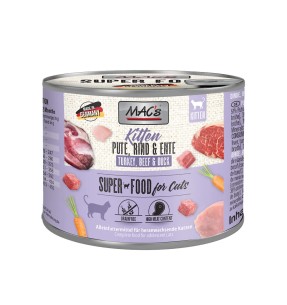 MAC`s консервы для кошек ИНДЕЙКА И ЧЕРНИКА (Superfood MACs Cat Turkey & Blueberries) – Консервы для кошек – MAC's – Valgekihv 2