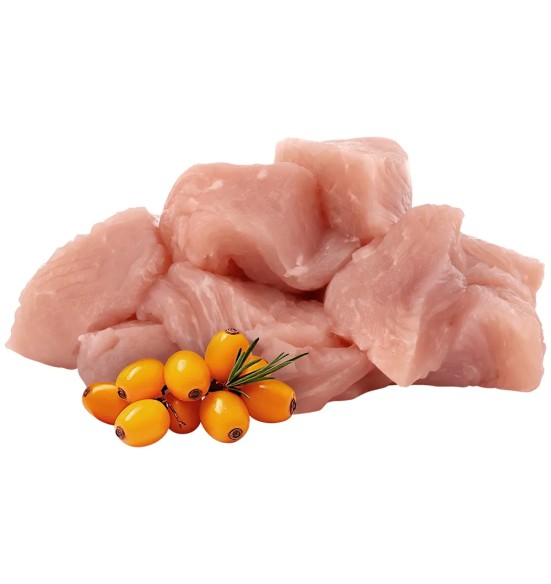 Pawsome! консервированный корм для кошек в пакетике, кусочки индейки в соусе, беззерновой