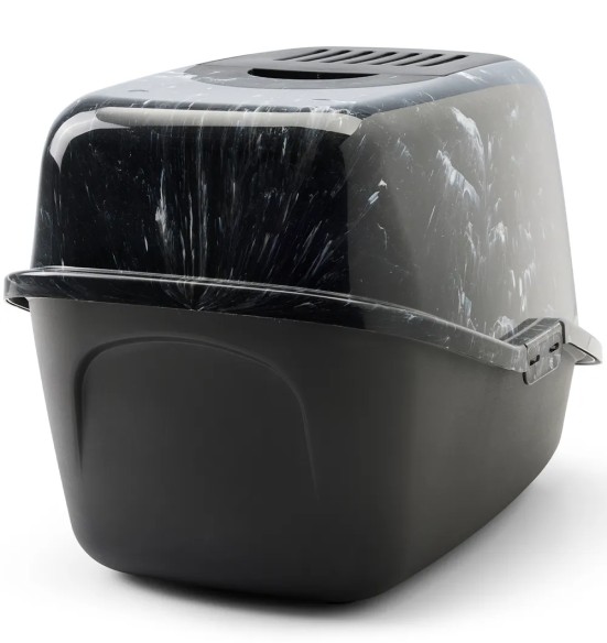 Кошачий туалет, чёрный мрамор Nestor Marble (Savic)