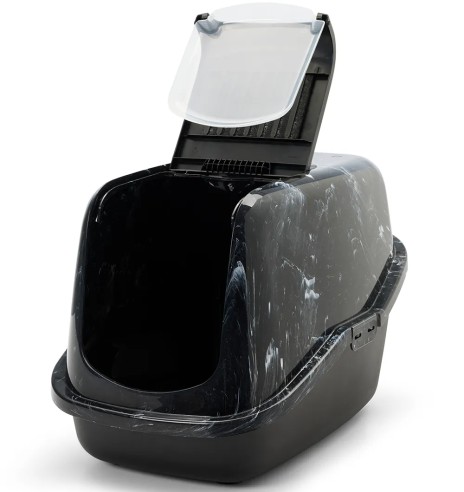 Kassi liivakast, must marmor Nestor Marble (Savic)