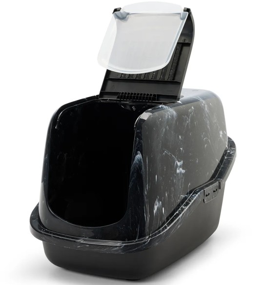 Kassi liivakast, must marmor Nestor Marble (Savic)