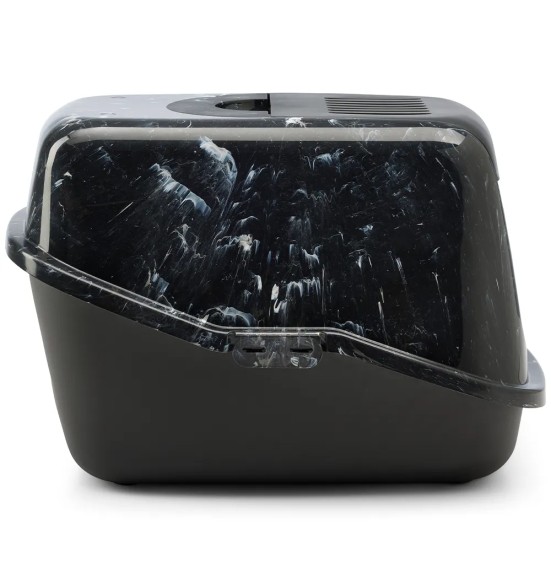 Кошачий туалет, чёрный мрамор Nestor Marble (Savic)