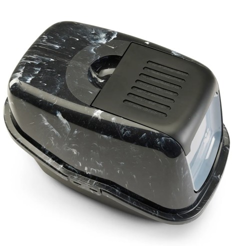 Кошачий туалет, чёрный мрамор Nestor Marble...