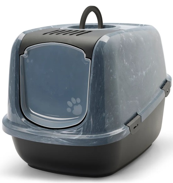 Кошачий туалет, чёрный мрамор Nestor Marble (Savic)