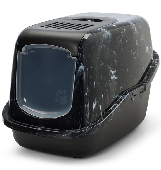 Кошачий туалет, чёрный мрамор Nestor Marble (Savic)