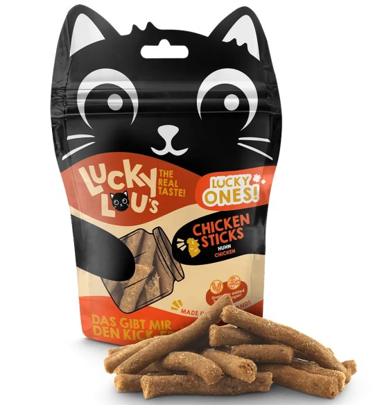 Лакомые палочки для кошек Lucky Ones с мясом курицы (Lucky Lou)