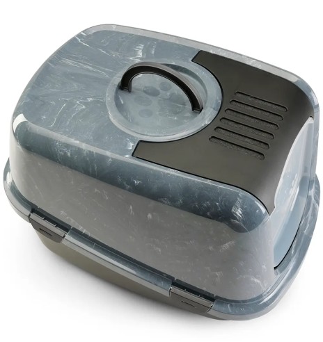 Nestor Jumbo Marble закрытый туалет для кошек,...