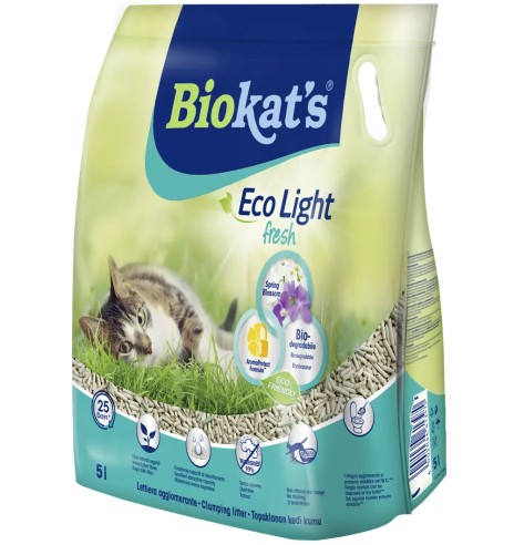 TOFU kassiliiv Biokat's Eco Light fresh kevadõie lõhnaline, lõhnakaitse efektiga, 5 liitrit