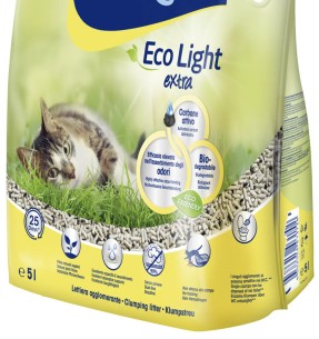 Paakuv kassiliiv MAISI- ja TERAVILJAKESTADEST, naturaalne, biolagunev GrainCat / GreenCat–Biolagunevad––Valgekihv 2