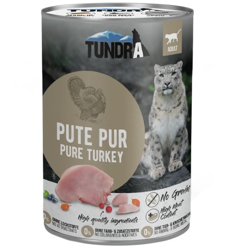 Влажный корм для кошек TUNDRA монопротеиновый, с мясом индейки