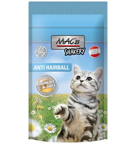 MAC's Shakery Anti Hairball padjakesed kassile, kreemja lihatäidisega, karvapallide vastu