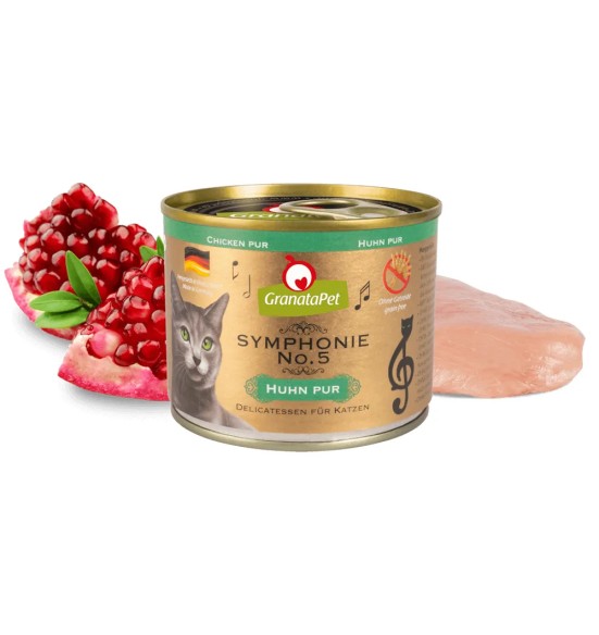 Symphonie No.5 беззерновой консервированный корм для кошек КУРИЦА (GranataPet)