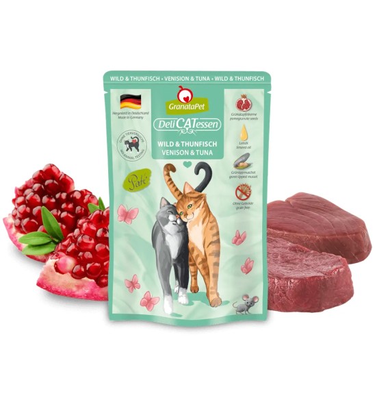 DeliCatEssen kassieine ulukiliha ja tuunikalaga, teraviljavaba (Granata Pet)