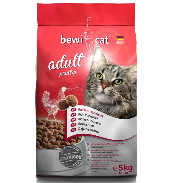 BEWI CAT kuivtoit kassile, kodulinnulihaga