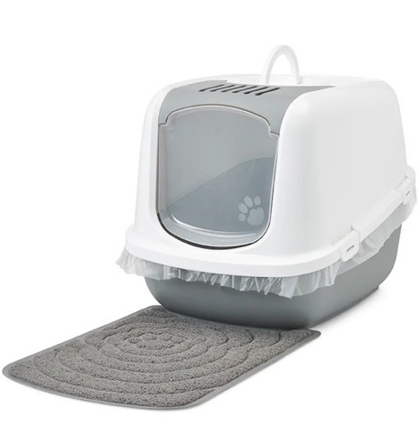 Savic Nestor Jumbo kassi tualett, valge / hall