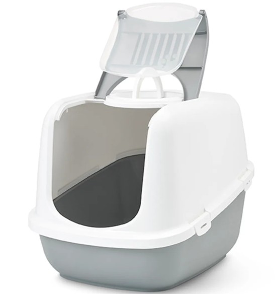 Savic Nestor Jumbo kassi tualett, valge / hall