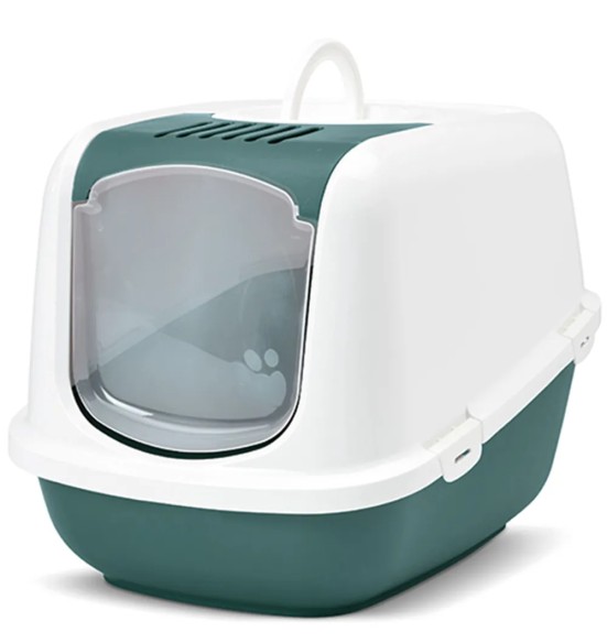 Savic Nestor Jumbo kassi tualett, valge-Nordic roheline