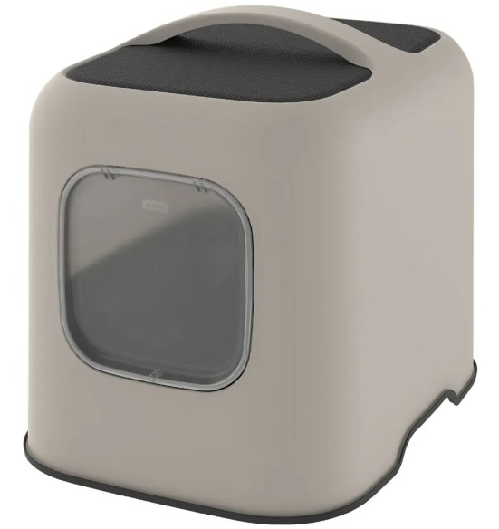 Smart Olimpia закрытый туалет для кошек, бежевый (GimCat)