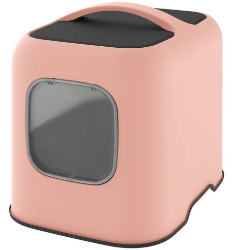 Smart Olimpia закрытый туалет для кошек, розовый (GimCat)