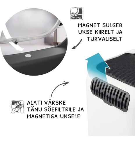 Smart Olimpia закрытый туалет для кошек,...