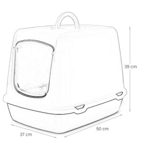 Koera voodi kokkupandav, 76 x 62 x 18 cm, Pet Cot (Pawise)–Voodid–AFP - All For Paws–Valgekihv 2