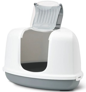 REINA SIFT закрытый туалет для кошек, лоток с ситом (Savic) – Kinnised liivakastid – Savic – Valgekihv 2