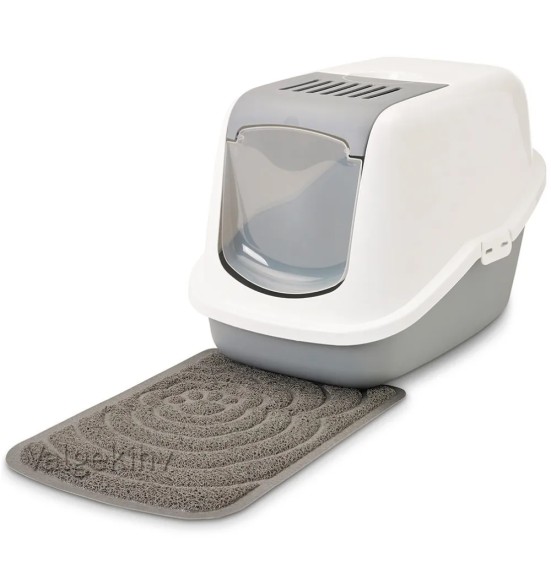 Savic Nestor kassi liivakast kinnine, valge-hall