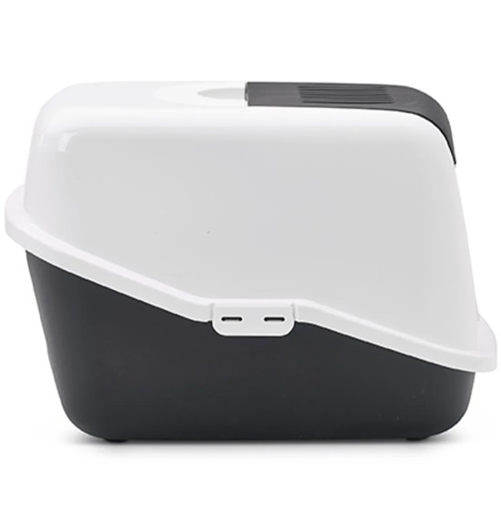 Savic Nestor kassi liivakast kinnine, valge-must