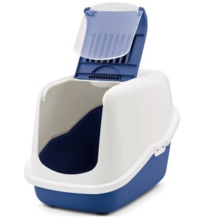 Savic Nestor kassi liivakast kinnine, valge-Nordic roheline–Kinnised liivakastid–Savic–Valgekihv 2