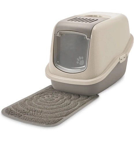 Savic Nestor закрытый кошачий туалет, мокка...