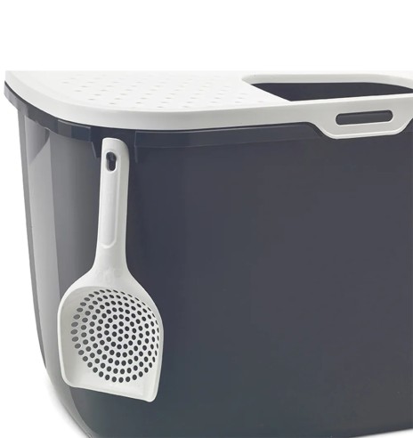 Savic HOP IN туалет для кошек, белый-антрацит