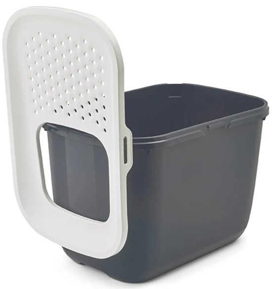 Savic HOP IN liivakast kassile, valge-antratsiit